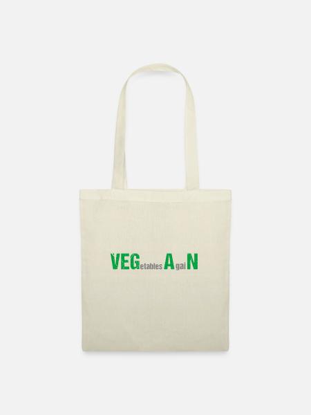 VEGetables AgaiN - Vegan - Stoffbeutel - Natur
