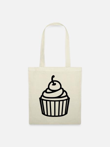 Cupcake - Stoffbeutel - Natur