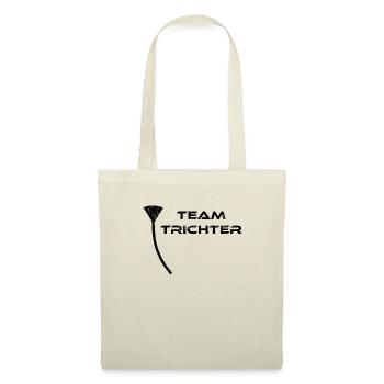 Team Trichter Bier Bong Party Beer - Stoffbeutel - Natur - Vorne