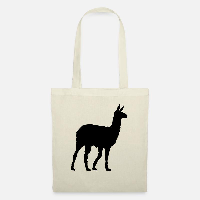 lama - Stoffbeutel - Natur