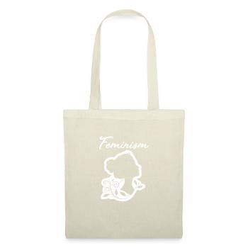 féminisme - Sac en tissu - nature - Devant