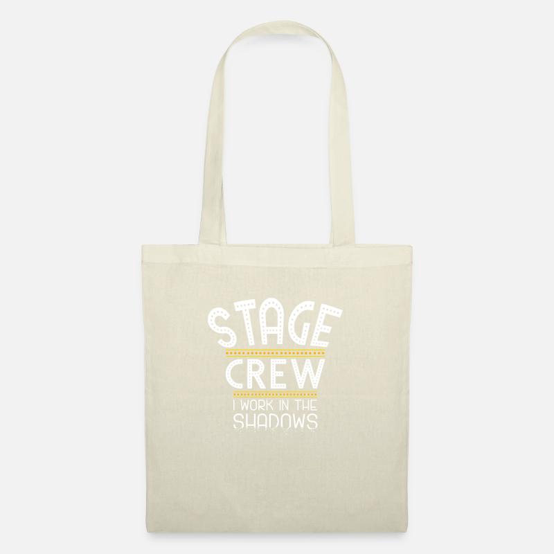 Stage crew, Bühnenmitarbeiter, Roadie Geschenk - Stoffbeutel - Natur