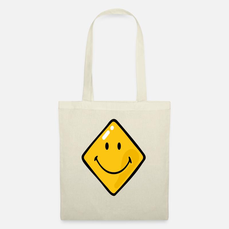 Smiley Diamonds - Stoffbeutel - Natur
