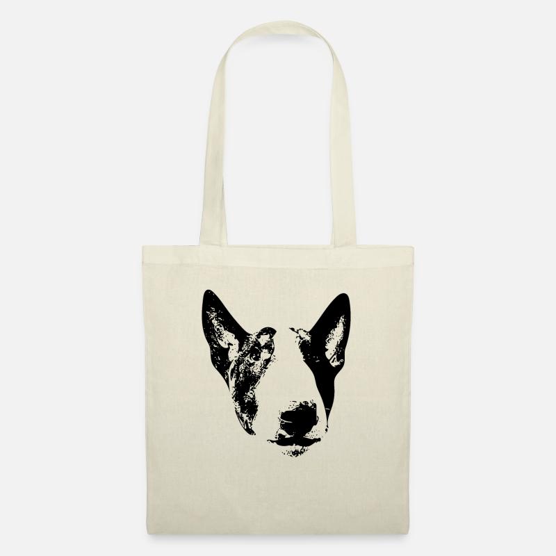 Englischer Bullterrier - Stoffbeutel - Natur