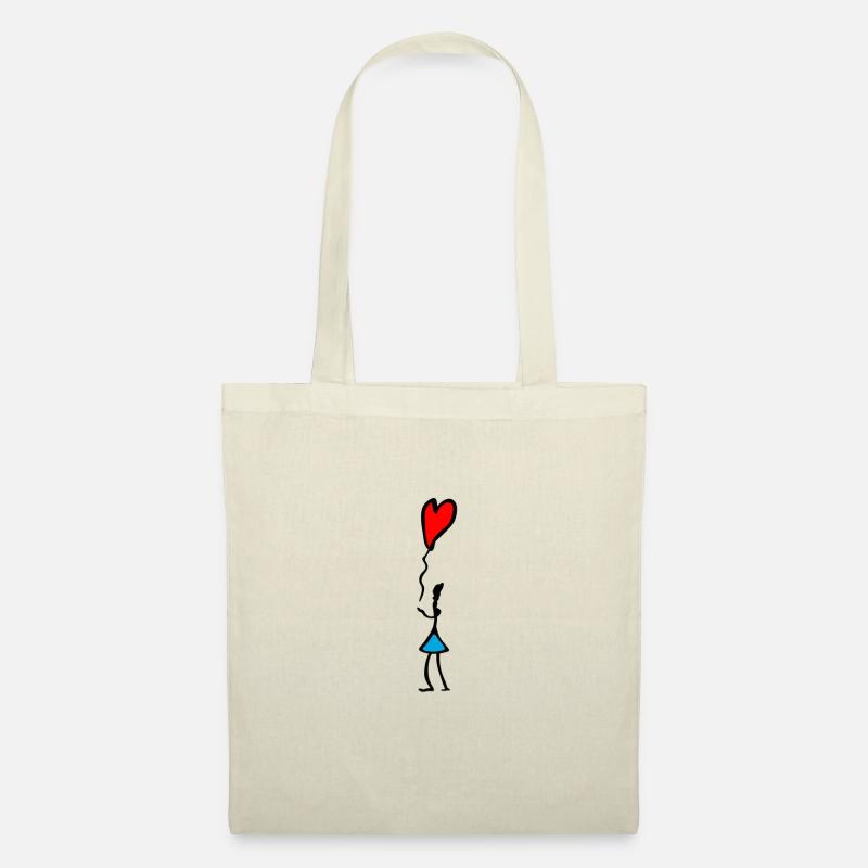 Love Balloon - Stoffbeutel - Natur