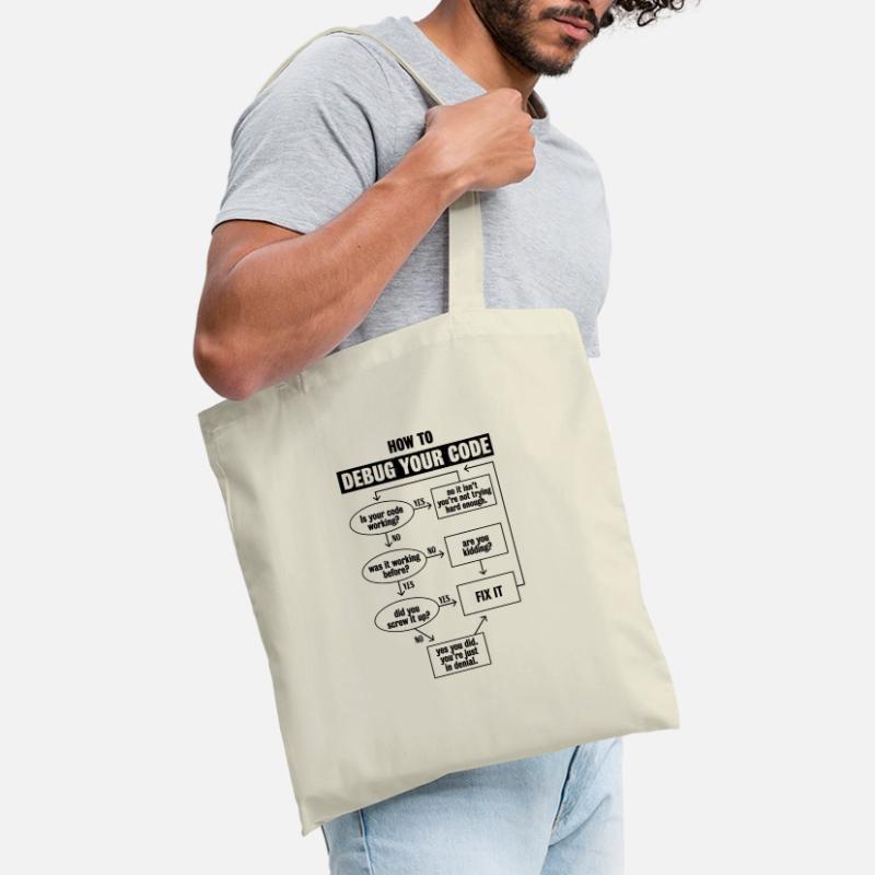Programmiercode Codierung Lustiges Debug-Geschenk Stoffbeutel