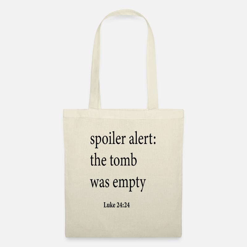 Spoiler Alarm Das Grab war leer - Stoffbeutel - Natur
