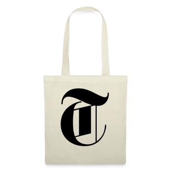 germanium gothique T typogrphy - Sac en tissu - nature - Devant