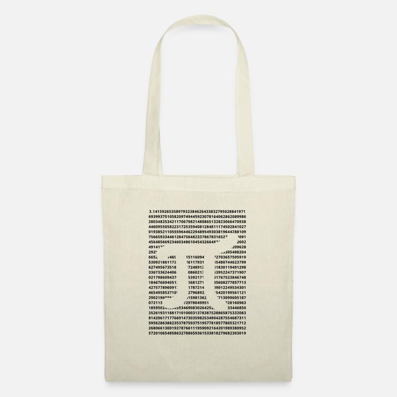 Pi mathe mathematik ingenieur physik nerd geek - Stoffbeutel - Natur