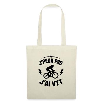 Je Peux Pas J'ai VTT - Sac en tissu - nature - Devant
