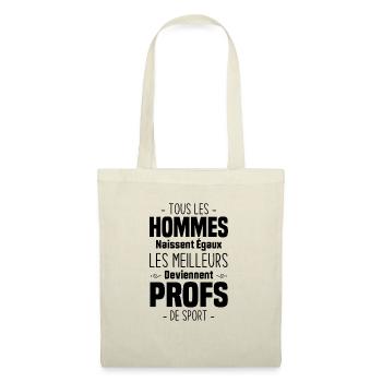 Les meilleurs hommes deviennent profs de sport - Sac en tissu - nature - Devant