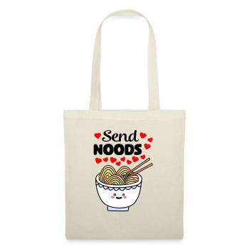 Kawaii Send Noods Love Ramen Noodles - Tote Bag - nature - Front