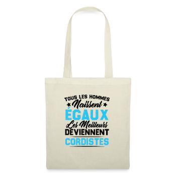 Les Meilleurs Hommes Deviennent Cordistes - Sac en tissu - nature - Devant