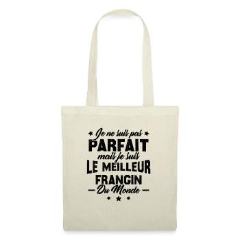 Pas parfait mais le meilleur frangin du monde - Sac en tissu - nature - Devant