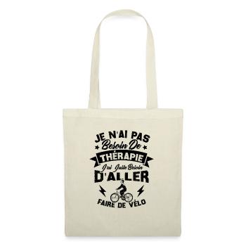 J'ai juste besoin d'aller faire du vélo - Sac en tissu - nature - Devant