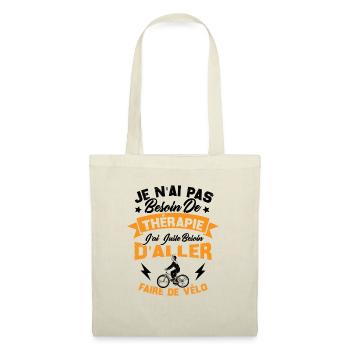 J'ai juste besoin d'aller faire du vélo - Sac en tissu - nature - Devant