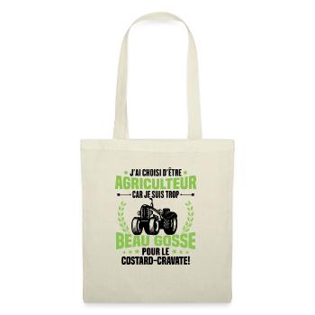 Agriculteur et Beau-gosse - Sac en tissu - nature - Devant