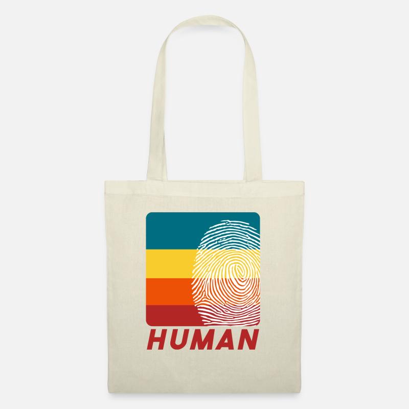 Human Fingerprint - Stoffbeutel - Natur