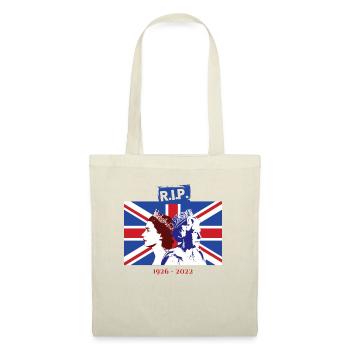 RIP - La reine Elizabeth II - La fin d’une époque - Sac en tissu - nature - Devant