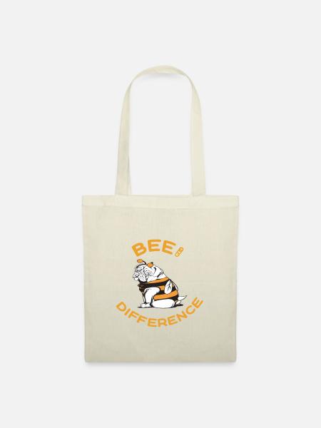 Bee the difference - Stoffbeutel - Natur