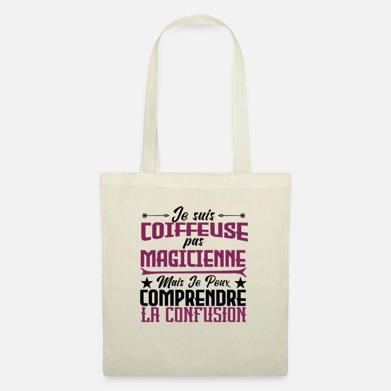 je suis Coiffeuse pas magicienne - Sac en tissu - nature