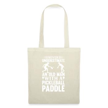 Playing Pickleball - Retirement Pickleball Player - Tote Bag - nature - Front