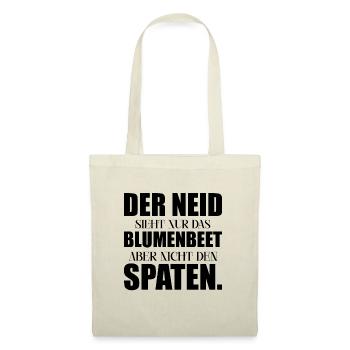 Neid Blumenbeet Spaten - Stoffbeutel - Natur - Vorne