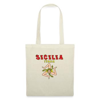 Sicily flag Sicily Palermo Italy - Tote Bag - nature - Front