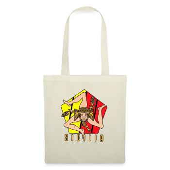 Sicily flag Sicily Palermo Italy - Tote Bag - nature - Front