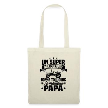 Super agriculteur donne toujours le meilleur papa - Sac en tissu - nature - Devant