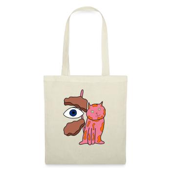 Pet Cat Making Biscuits Christmas - Tote Bag - nature - Front