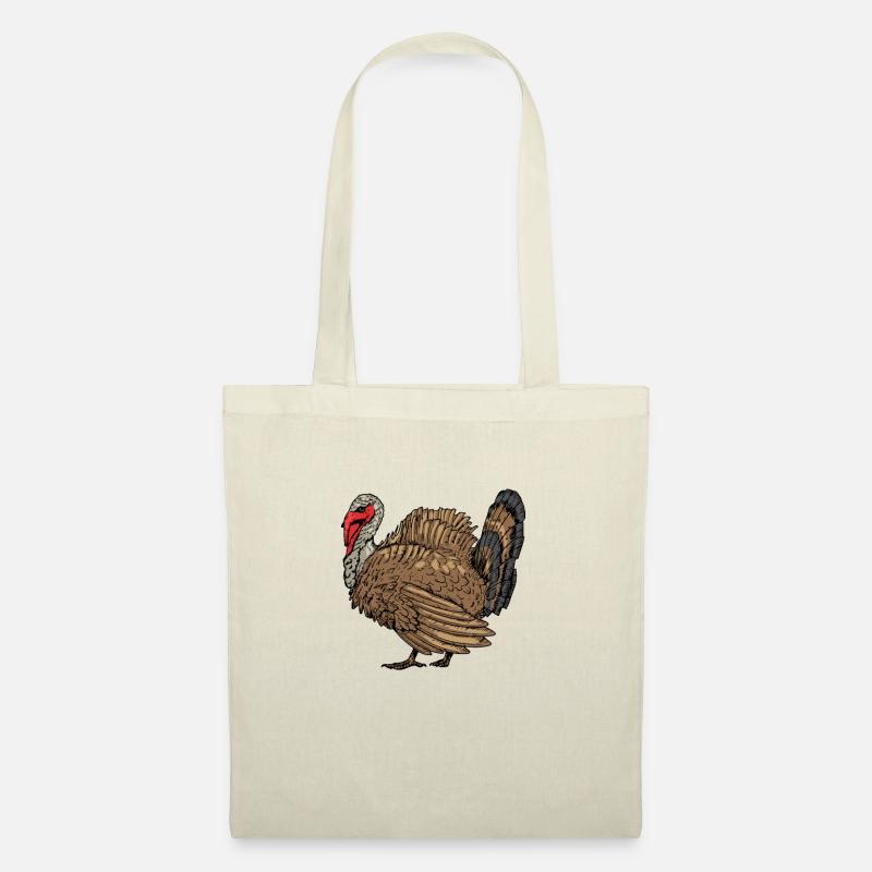 Thanksgiving Truthahn - Stoffbeutel - Natur