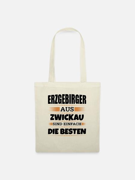 Erzgebirger aus Zwickau - Stoffbeutel - Natur