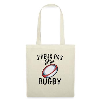 I can't I have rugby - Tote Bag - nature - Front