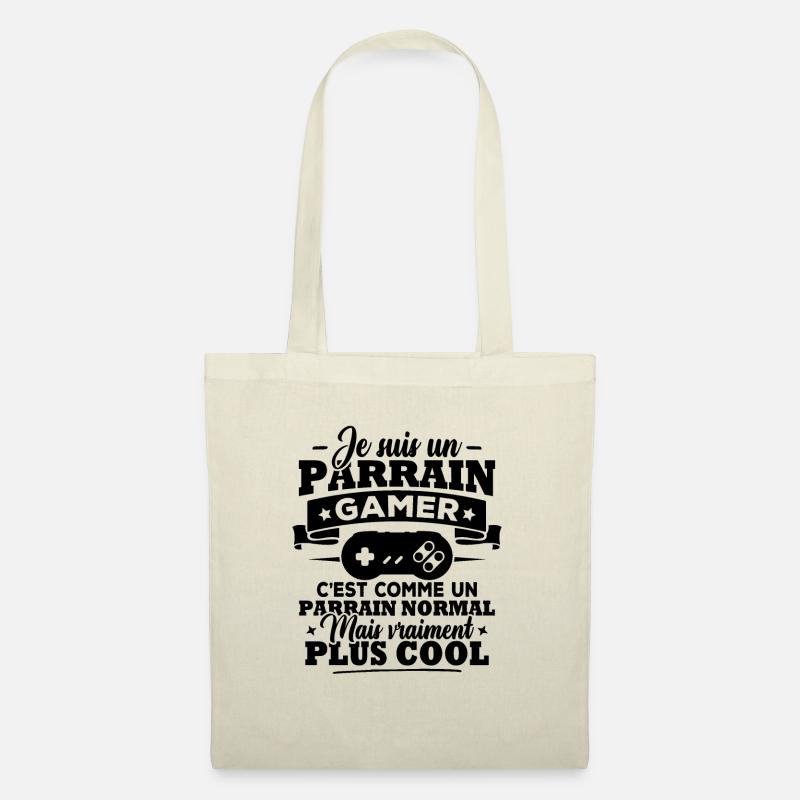 Un parrain gamer c'est comme un parrain normal - Sac en tissu - nature