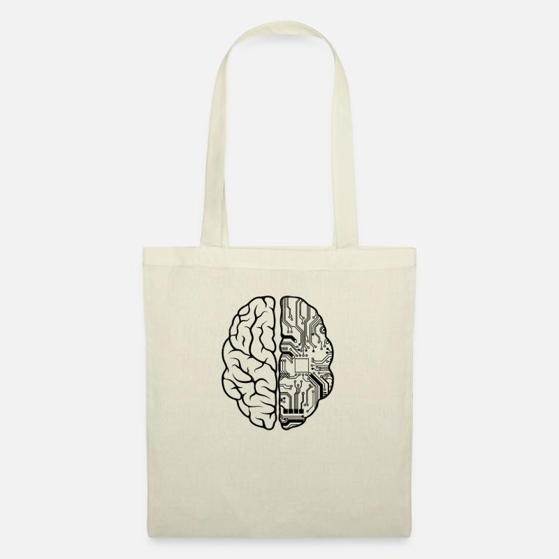 Programmer Coder - Computer Programming Brain Pun - Tote Bag - nature