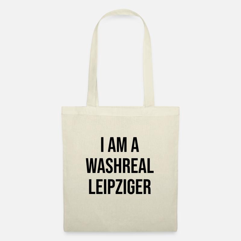 Ich bin ein Waschechter Leipziger - Stoffbeutel - Natur