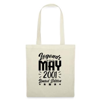 Born May 2001 Birthday gift 2001. - Tote Bag - nature - Front
