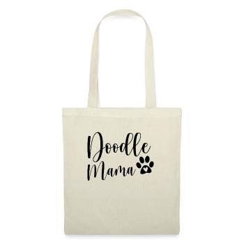 Doodle Mama Labradoodle Femme Goldendoodle - Sac en tissu - nature - Devant