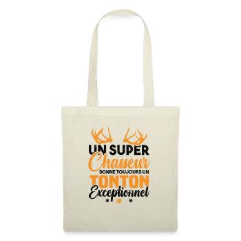 Un super chasseur donne un tonton exceptionnel - Sac en tissu - nature - Devant