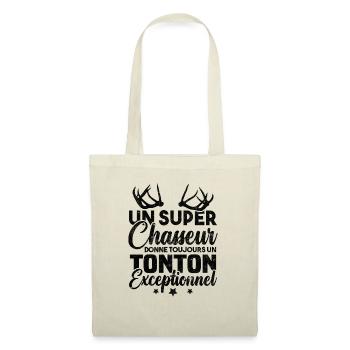 Un super chasseur donne un tonton exceptionnel - Sac en tissu - nature - Devant