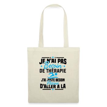 J'ai juste besoin d'aller à la piscine - Sac en tissu - nature - Devant
