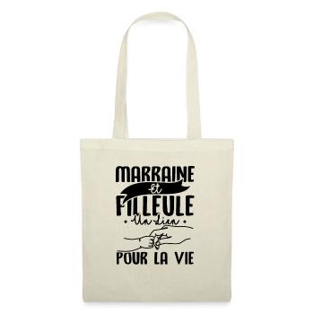 Marraine et filleule - Sac en tissu - nature - Devant