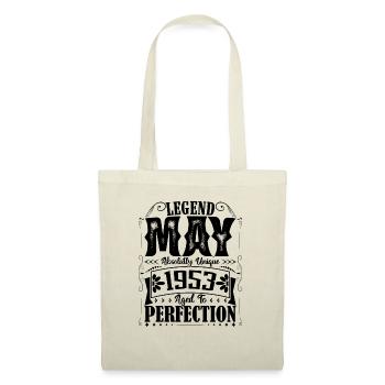 Mai 1953. Anniversaire mai 1953. Cadeau may 1953. - Sac en tissu - nature - Devant