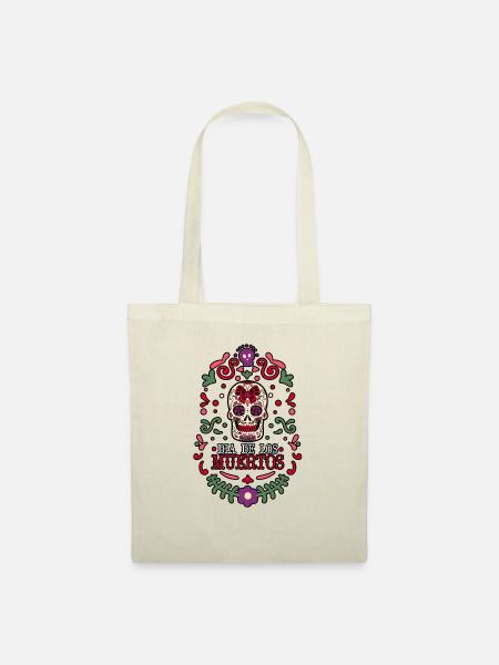 Dia De Los Muertos Tag Der Toten Mexikanisch - Stoffbeutel - Natur