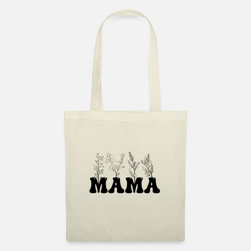 Mutter Natur, mama plants - Stoffbeutel - Natur