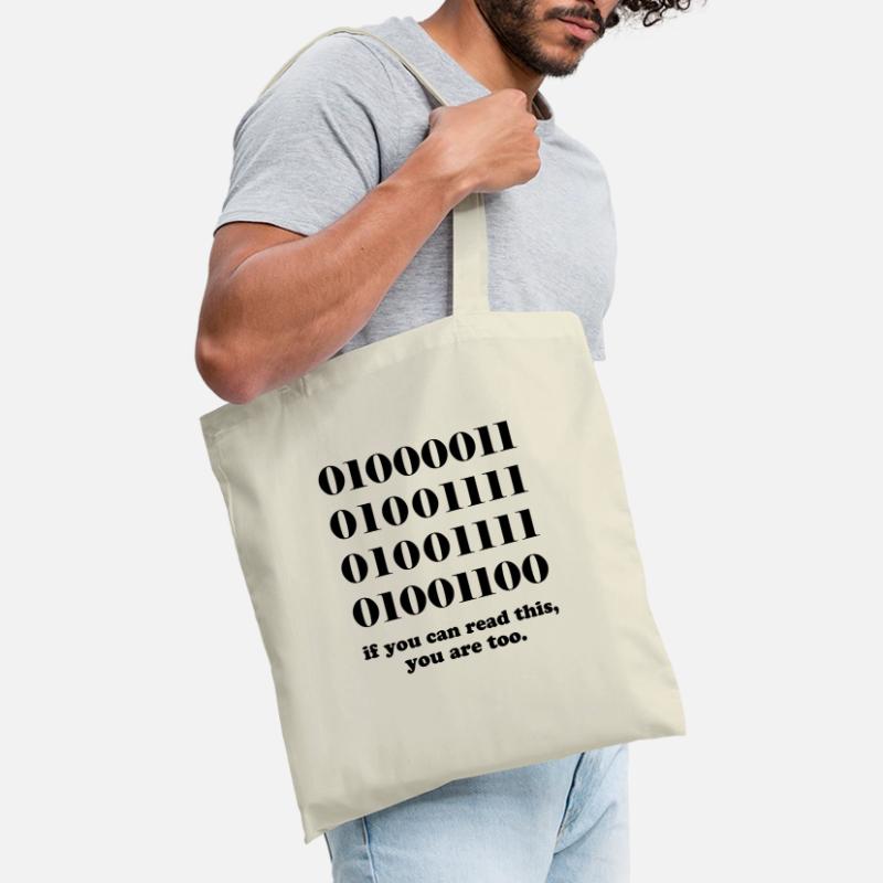 Computer binary code developers gift Tote Bag