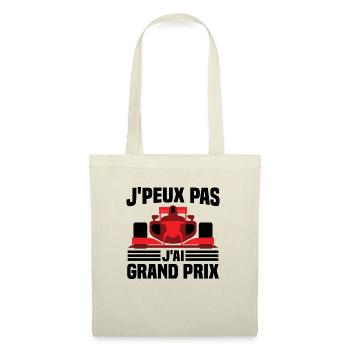 Je peux pas j ai grand prix - Sac en tissu - nature - Devant
