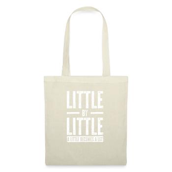 Little by Little Tee – perfektes Geschenk für Wachstum! - Stoffbeutel - Natur - Vorne