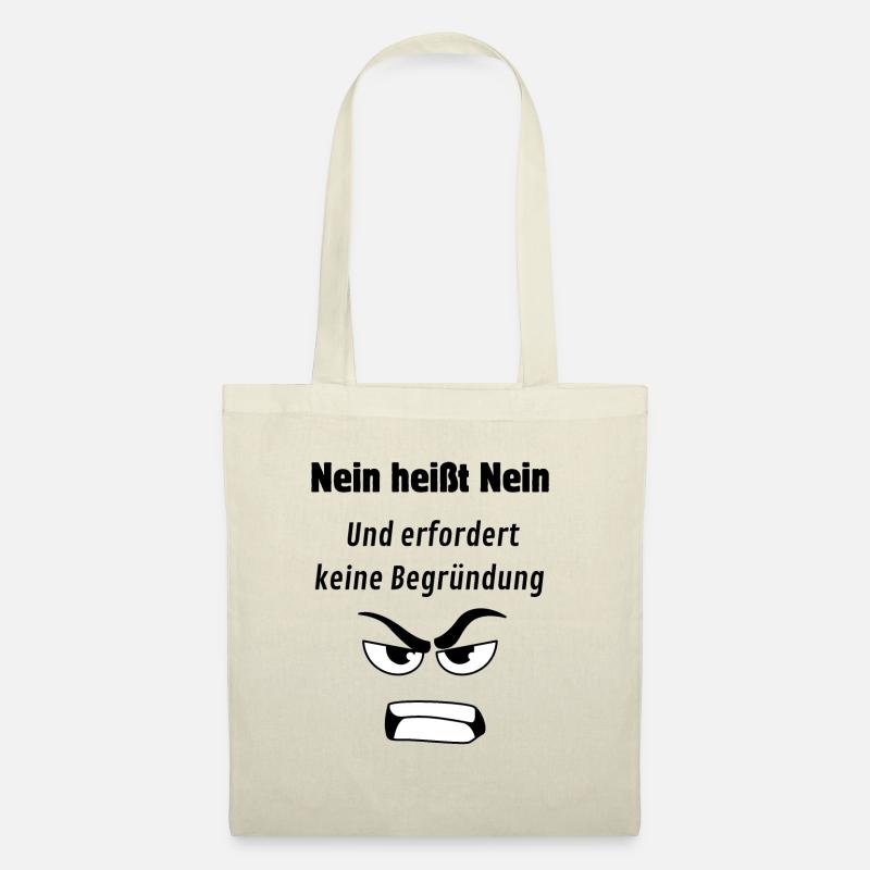 Nein heißt Nein!! - Stoffbeutel - Natur
